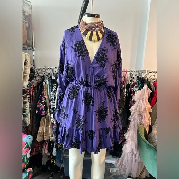 Zara | Dresses | Zara Crepe Dress With Dolman Sleeve And Elastic Waist |  Poshmark